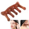 Holztherapie Massagekamm Kopf Gesicht Kopfhaut Gua Sha Massagegerät Natürliches Gesichts-Sandelholz Breitzahn Gua Sha Schaben Körpermassage