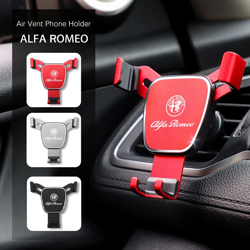 Car Phone Brace Mount Auto Air Vent Handset Holder For Alfa Romeo Giulietta Mito 159 Giulia Stelvio 156 147 Tonale Brera DiscoIW8