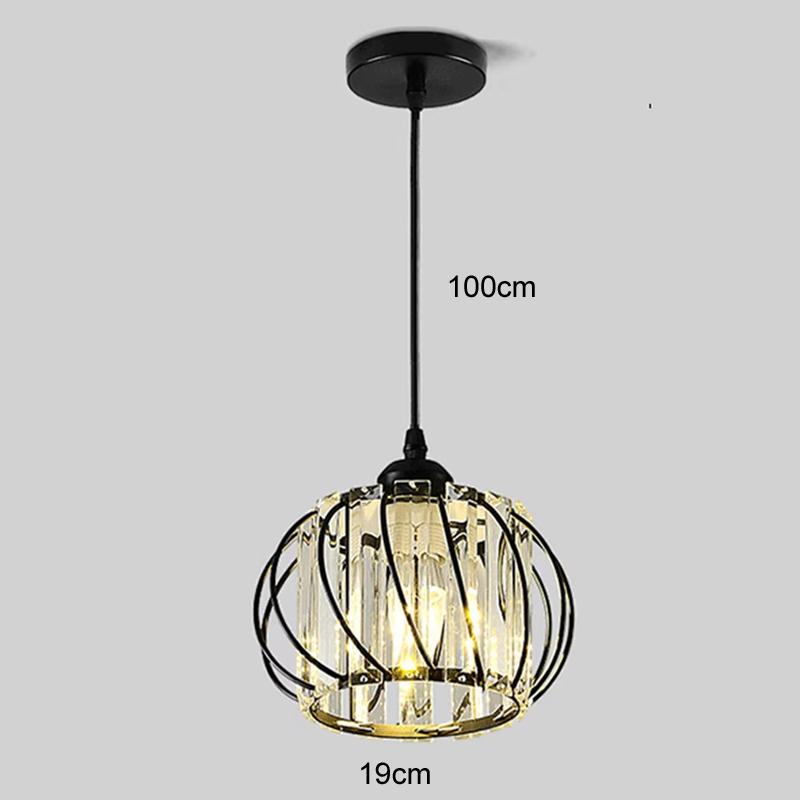 Dining Room Light Creative Personality Crystal Ceiling Lamp Bedroom Restaurant Corridor Entrance Small Chandelier Pendant Lights