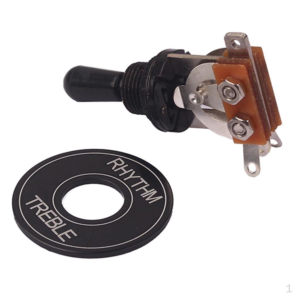Pickup Selector Toggle Switch with Rhythm Washer for LP Electric Guitar