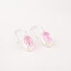 Natural Morganite Gemstone 925 Sterling Silver Jewelry Handmade Earrings 1.4" EE-169-2