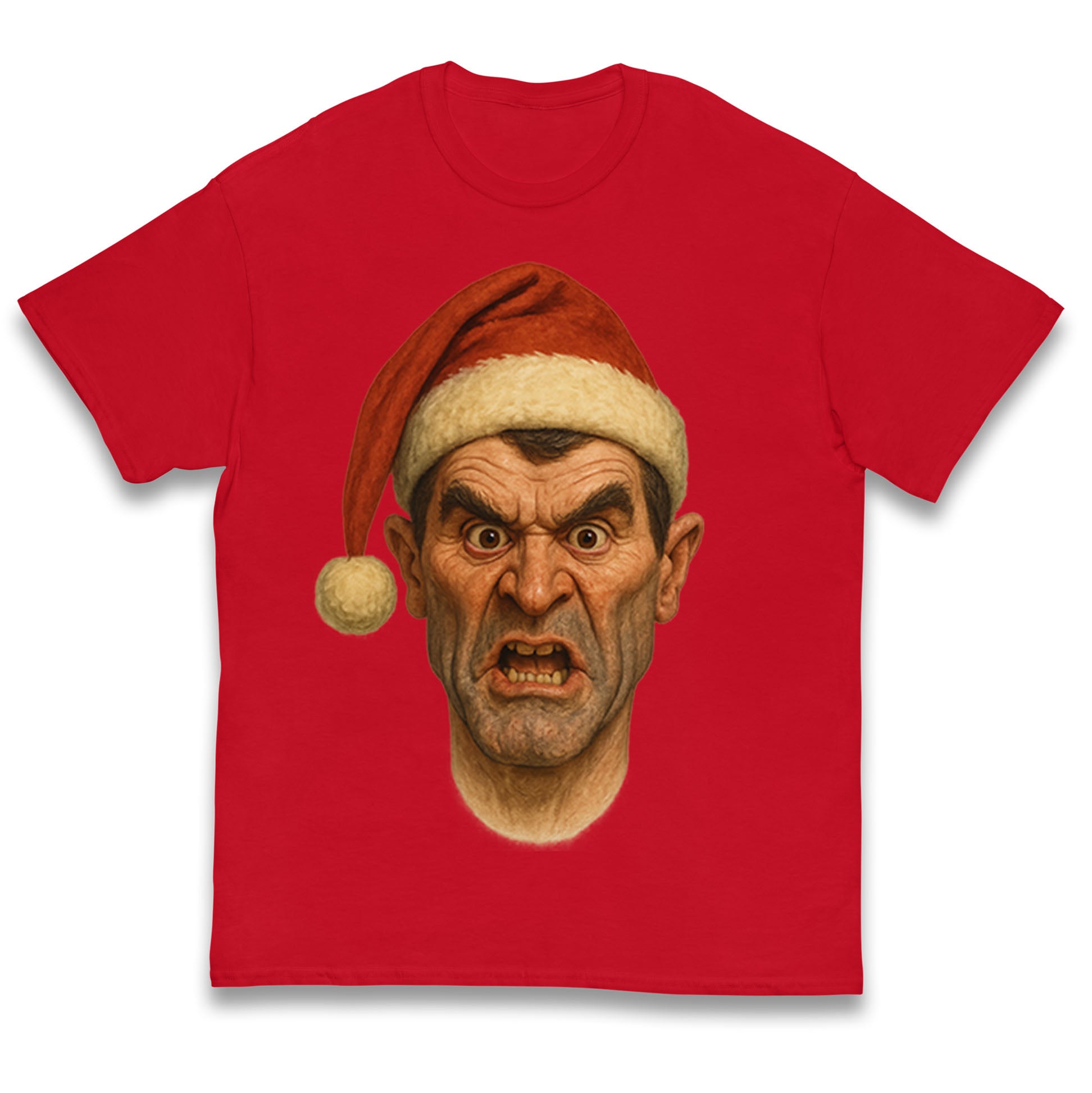 Roy Keane Spitting Image Christmas Kids T Shirt 130