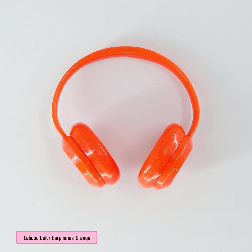 Labubu Macaron Headset Figurine Earphone Accessories & Dress-Up Photo Props