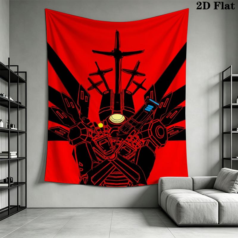 ULTRAKILL Wall Tapestry Aesthetic Wall Hanging Printed Fabric Blanket Decorative Tapestries for Bedroom Living Room Home Decor
