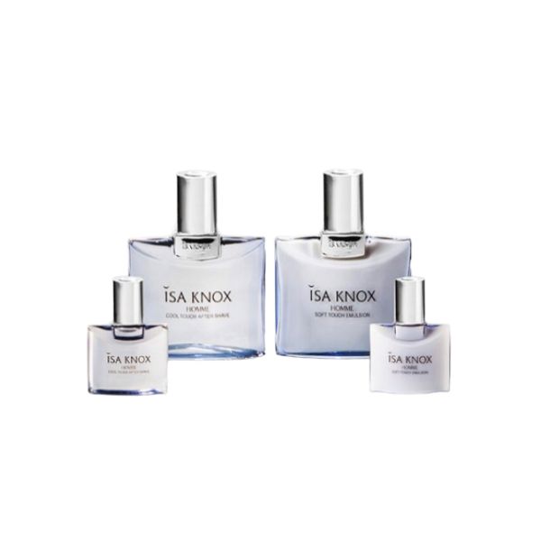 ISA KNOX Homme Active Skin Care 2 Piece Set Aftershave 125ml  Emulsion 125ml  2 Miniatures 1ea