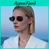 Modern Ladies Metal Frame Sunglasses With Gradient Lenses Uv400 For Outdoor Fashion