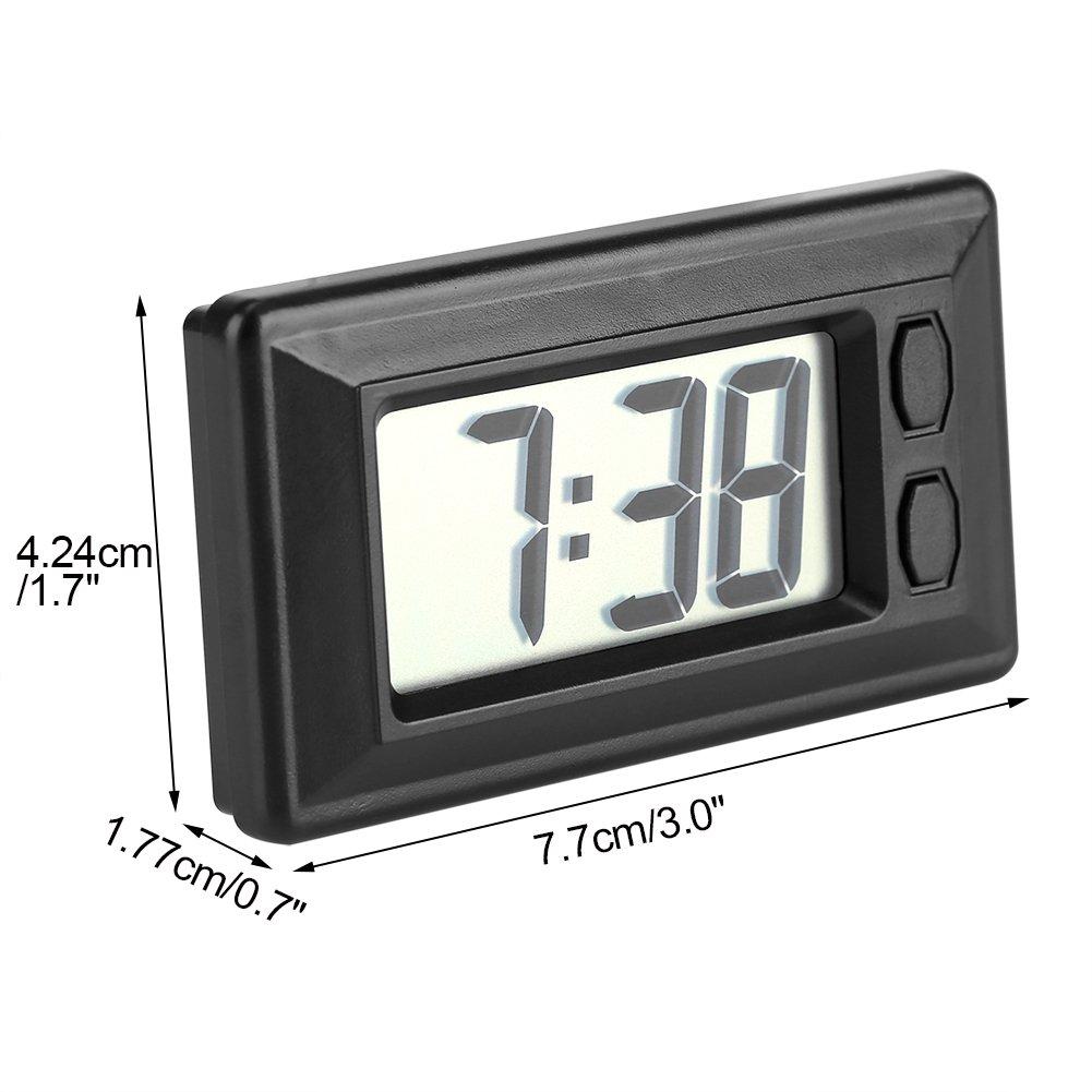 Asixx Digital Alarm Table Wall Can Be Used As a Wall Mini Small Easy To Suitable for Easy To Digital Black Clock, Clock, Clock, Clock, Clock, Clock,