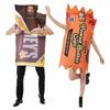 Costume di Coppia unisex Tazza di Burro d'Arachidi e Tavoletta di Cioccolato