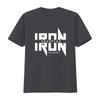 Iron Sharpens Proverbs 27 17 Heavy Metal Logo Bible Scripture Mens Christian T Shirt  Black X Large Vintage Washed Streetwear