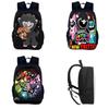 Nightmare Critters Cute And Playful Dual Shoulder Backpack For Students Ages 3 To 4