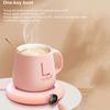 Cup Warm USB Heating Pad 3 Gear Digital Display Adjustment Timing Heater Pink