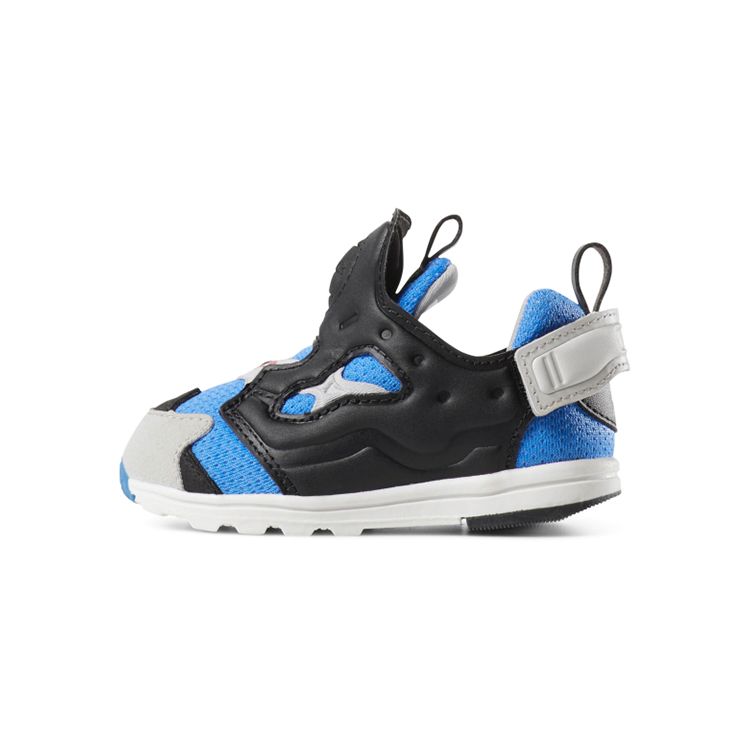 Reebok Versa Pump Fury Sports Casual Low Top Running Shoes Baby Sneakers Black Blue DV5407
