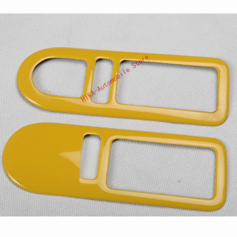 For volkswagen VW beetle 2003-2010 black carbon fiber Interior handle bowl protector switch ide trim cover 2005 2009 2006