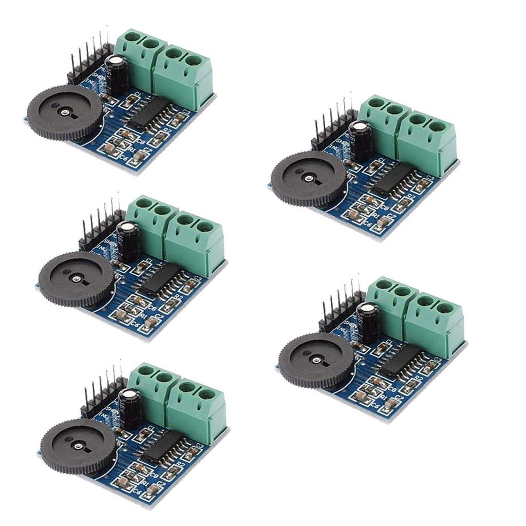 HiLetgo 5 Stück PAM8403 Zweikanal-Verstärkermodul Mini-Digitalverstärkerplatine