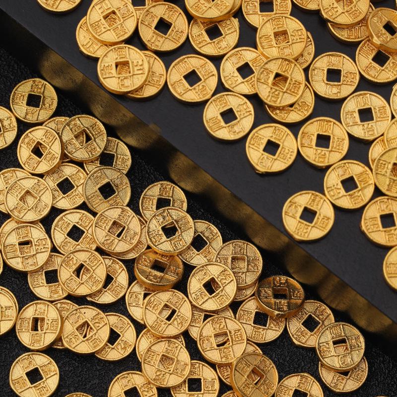 Mini Sandgull Fem Keisermynter Anheng - Imitert Kobbermynt Ornament for DIY