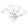 4PCS T-Shirt Ruler Guide Alignment Tool for Adult Youth Toddler Infant Garment Measuring Ruler