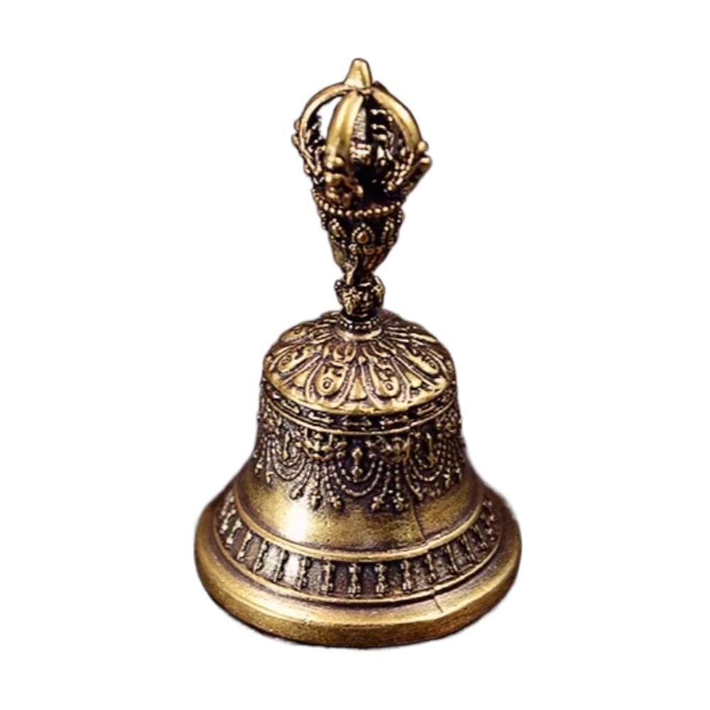 Креативный ретро медный колокольчик портативный литой тибетский бронзовый колокольчик легкий музыка ветра аксессуары для украшения дома