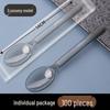 ZISIZ Premium Individually Wrapped Plastic Spoon