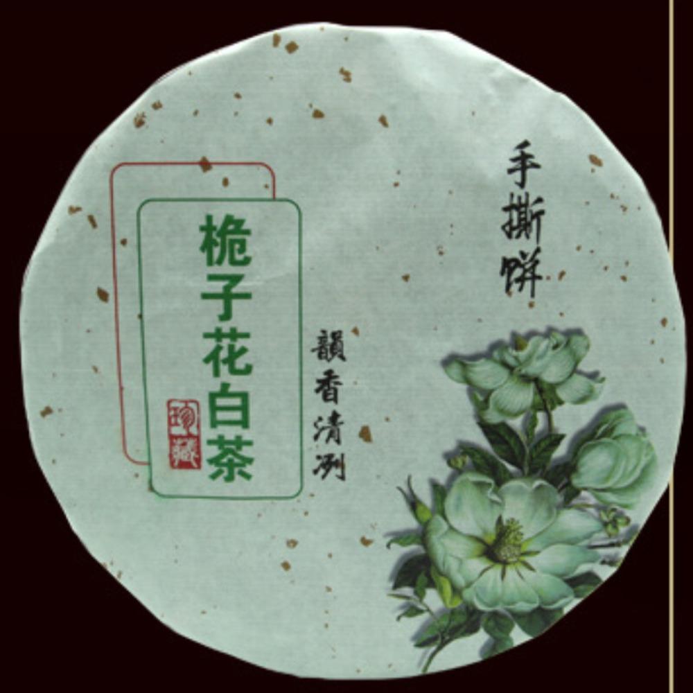 

150g Gardenia Hand Tear White Tea Cake Shoumei Aged Raw Pu erh