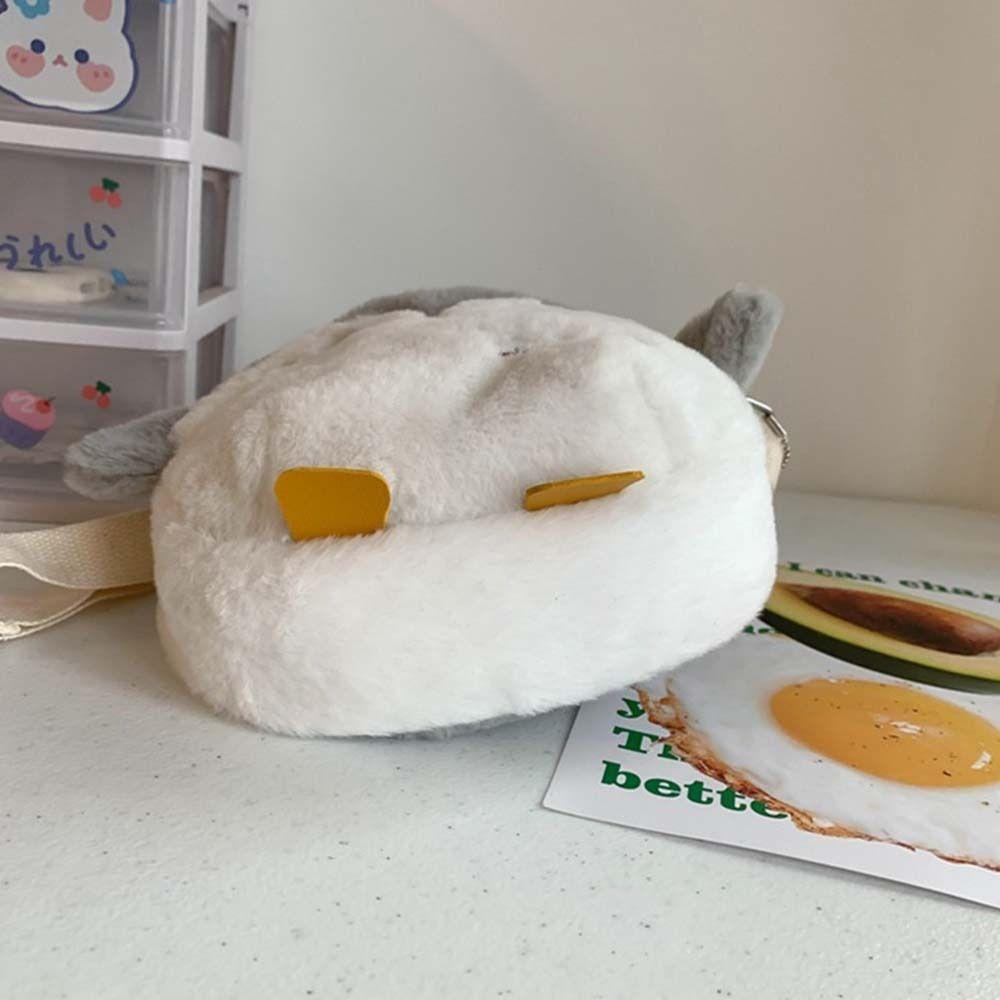 Portable Plush Crossbody Bag Doll Funny Messenger Bag Casual Penguin Handbag  Girl