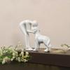 Human And Dog Statue Cute Resin Pet Sculpture for Home Office Desk Shelf