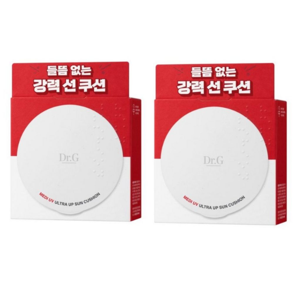 Dr.G Medi UV Ultra Up Sun Cushion SPF50+ PA++++ 25g x2 Set Tone-Up Sunscreen Cushion