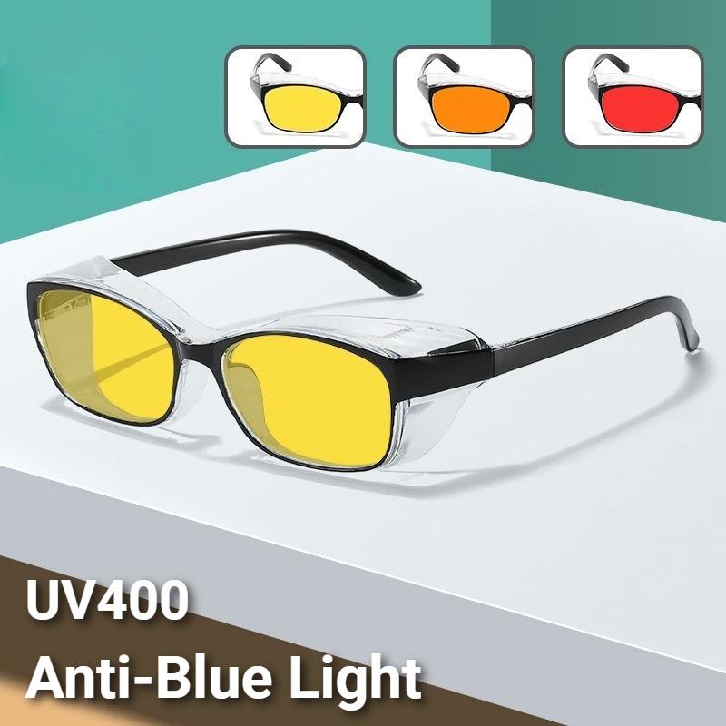 Men's New Anti-blue Light Night Vision Glasses Outdoor Full-rim Protective Sunglasses Neutral Fashion Computer Flat Glasses