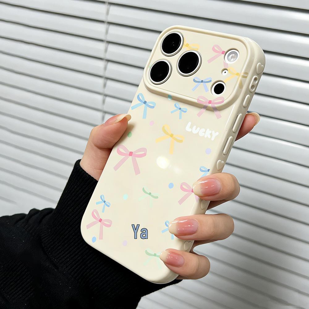

Colorful Bowknot iPhone 17/17 Pro Drop-proof Case for Apple 14/15/16 iPhone 15 Pro