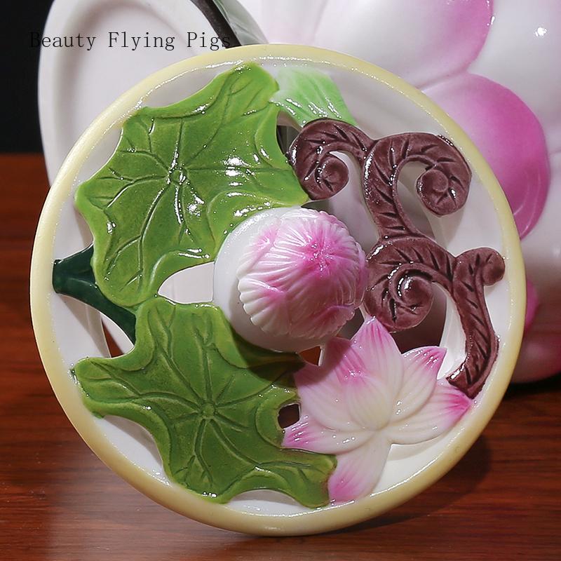 Chinese Vintage Lotus Incense Stove Household Indoor Sandalwood Incense Stove Buddha Hall Offering Guanyin Incense Stove