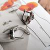 Silver Earrings with Natural Garnet 3.468ct (2182030)