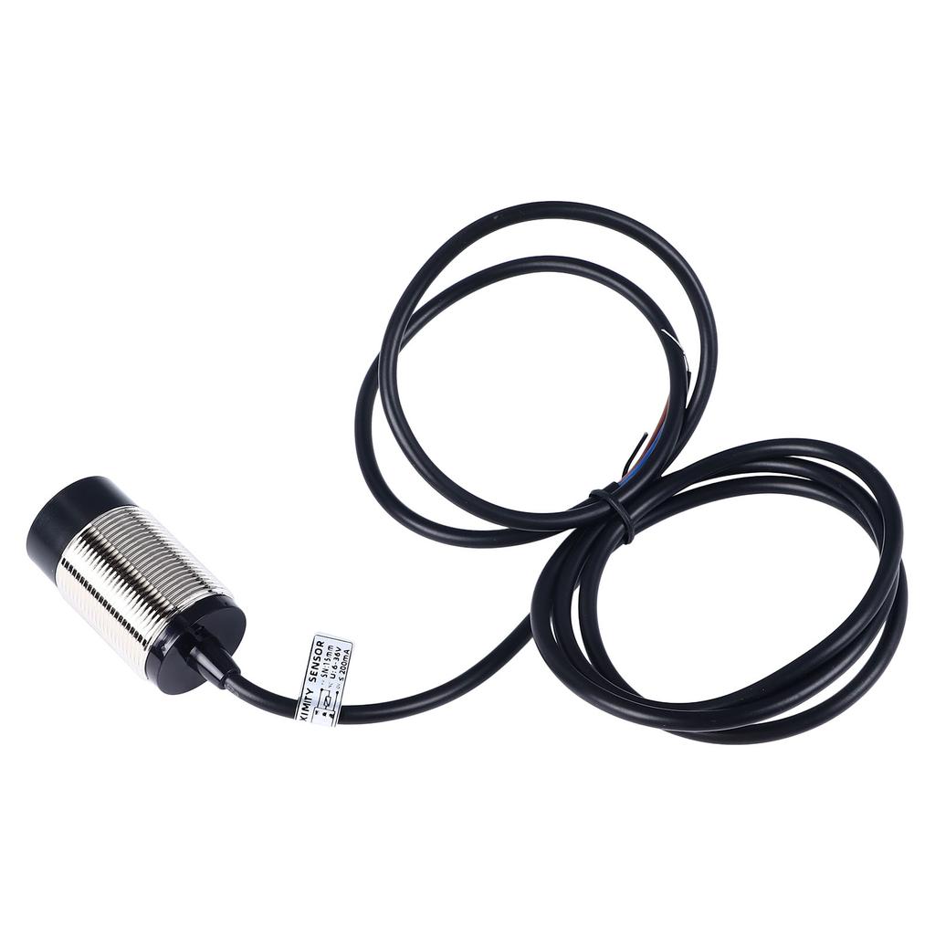 Indukční snímač přiblížení NPN NC 3vodičový přesný kovový válcový spínač M30 DC 6‑36V