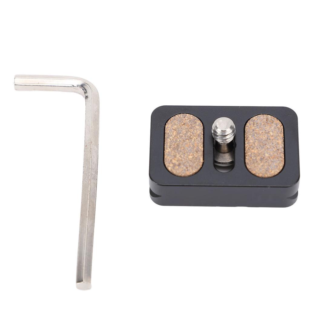 20MM Tripod Quick Release Plate Camera Mounting Adapter with 14in Screw Aluminum Alloy Tripod