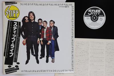 LP Record VARIOUS - Live Stiffs Live VIP6636 STIFF 1978 Japan Obi Rock Used