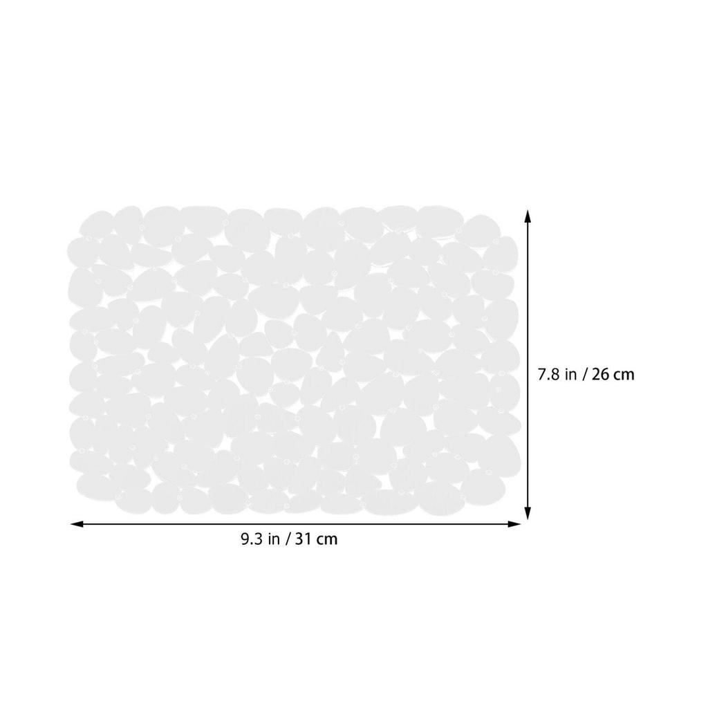 NUOLUX Sink Silicone Clear Insulation Protective Drying Protective Sink Drain Heat Kitchen Stain Protective Meal Food Heat Resistant Up To Mat, Mat,