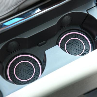 Podložka pod hrnek do auta Podložka pod vysoký hrnek Odolná vůči teplotě Voděodolná Protiskluzový design PVC podložka