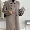 Double-sided Cashmere Coat Women's Autumn and Winter New Style Loose Temperament Double-breasted Woolen Woolen Coat