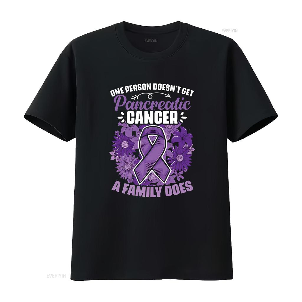 Womens Support Pancreas Survivor Ribbon Pancreatic Cancer Awareness T Shirt Black 2X Large vintage Washed homme Breathable