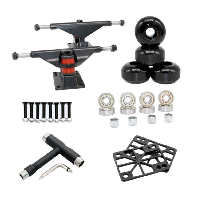 Professional Aluminum Alloy Skateboard Trucks Gullwing Axles Light Weight High Performances Outdoor Riding Essential