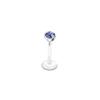 Bobisty 16G Hypoallergenic Stainless Steel Labret Lip Stud Piercing for Women Men CZ Forward Helix Earrings Cartilage Piercing
