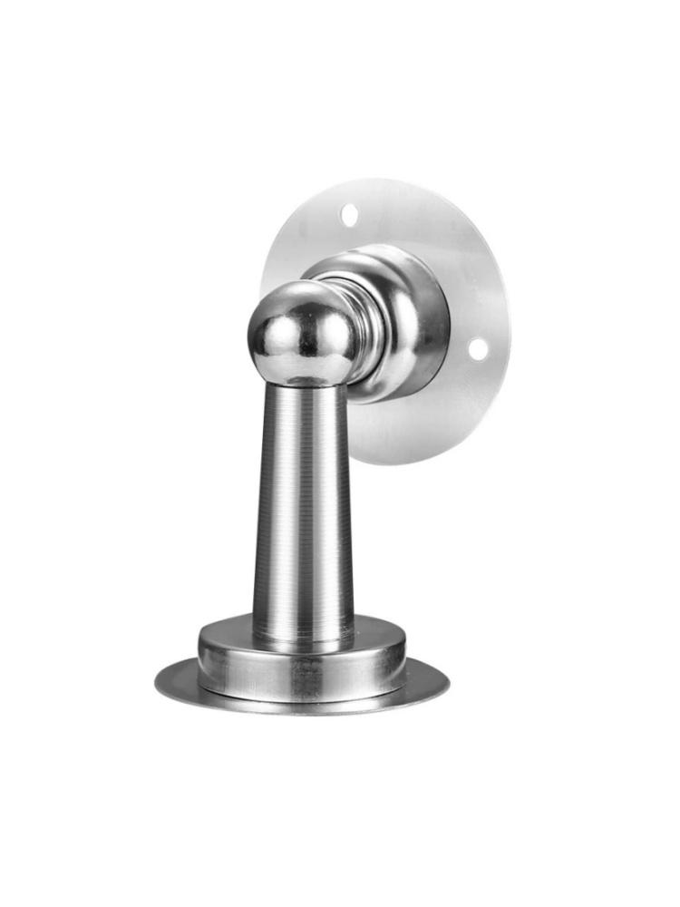 Stainless Steel Door Stopper Bathroom Magnetic Door Stop Catch Heavy Duty Floor Wall Mount Wind-Proof Holder Furniture Hardware