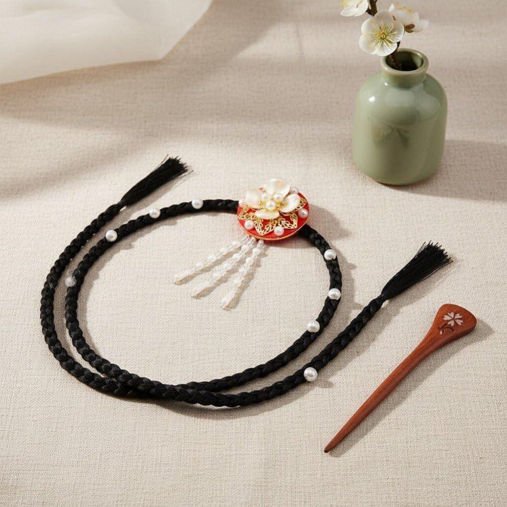 Elegant Hanbok Headwear Charm Hairpiece Headdress Korean Traditional Headband for Classical Dance