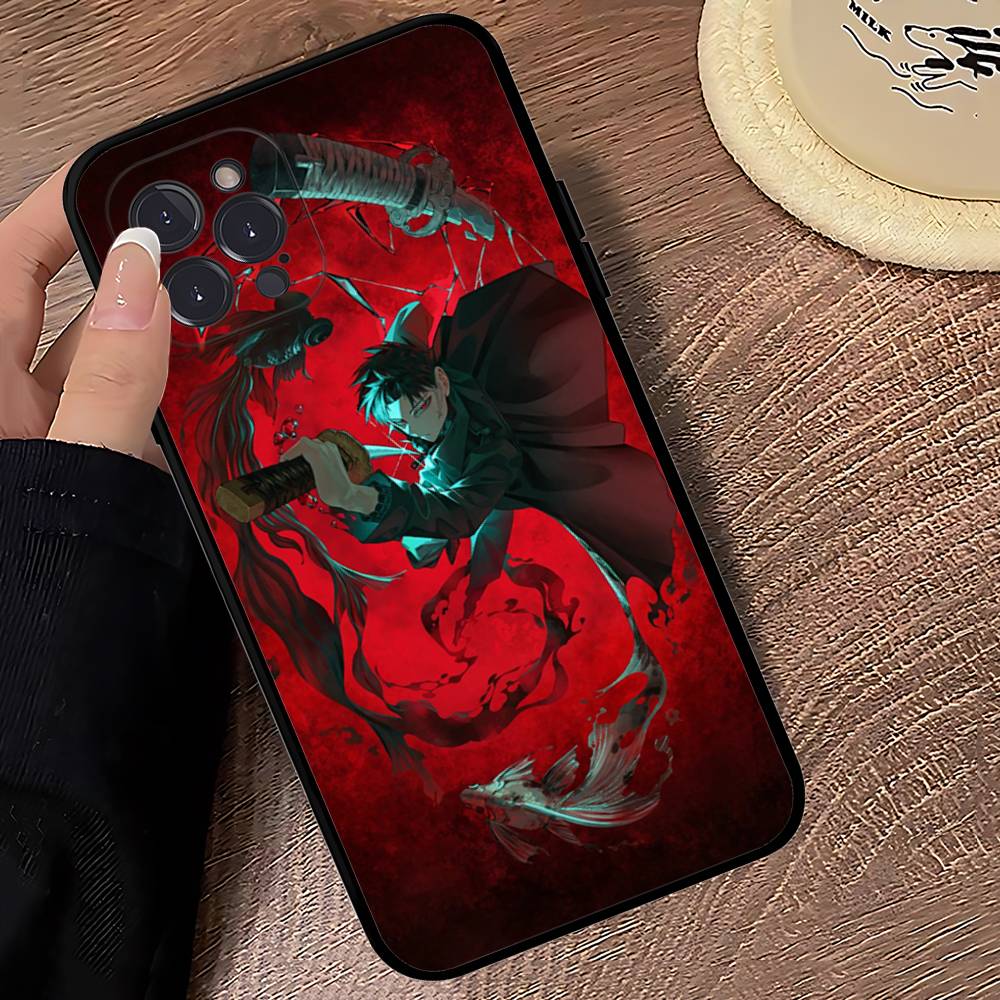 Kagurabachi Phone Case For iPhone 16 15 14 13 12 Mini 11 Pro XS Max X XR SE 6 7 8 Plus Soft Silicone Cover