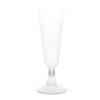 10Pcs Transparent Plastic Wine Glass Recyclable Reusable Shatterproof Wine Goblet For Champagne Dessert Beer Pudding Party