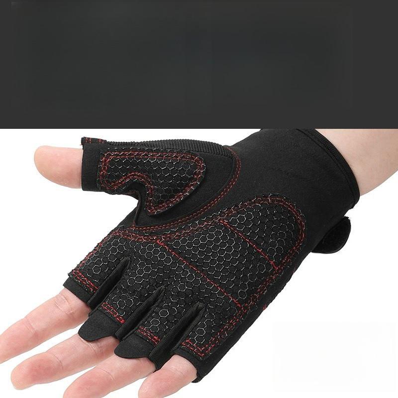 Fitness Half Finger Men's Outdoor Cycling Anti-Slip and Wear-resistant Mountaineering and Rock Climbing Training Half Finger