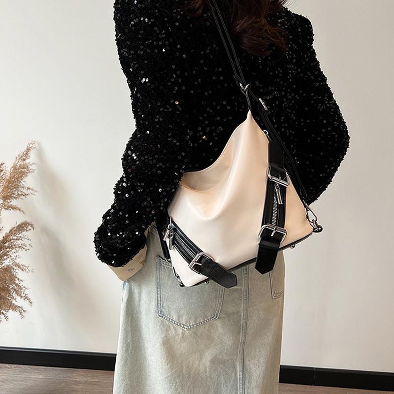 Geantă de umăr de înaltă calitate, din piele PU, de înaltă calitate, pentru femei