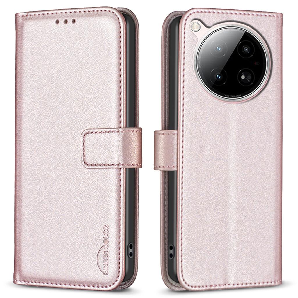 BINFEN COLOR BF17 For Infinix Zero 40 4G Case Wallet Folio Flip Leather Cover