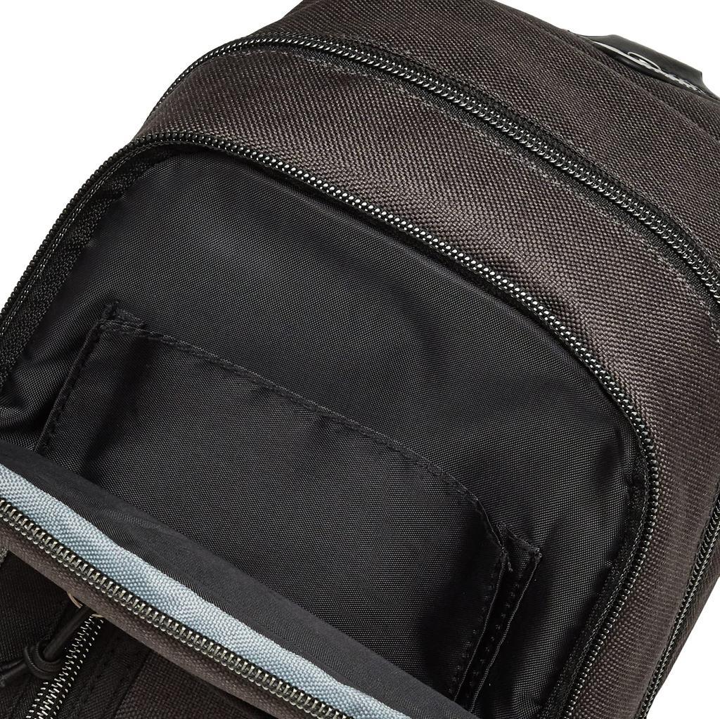 ACROMASTER Large Crossbody Shoulder Bag with Antibacterial Interior AM-082 (Black) - Capacity, Lightweight,