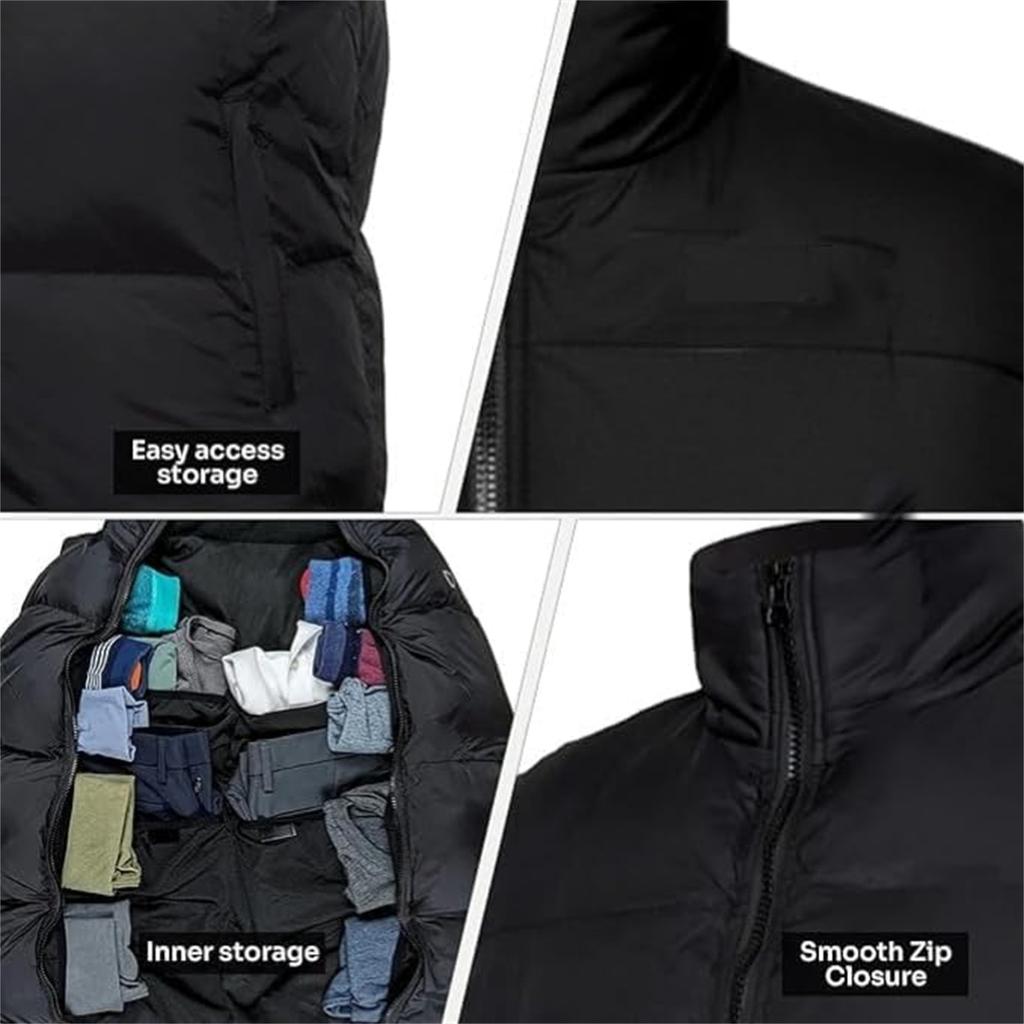 Unisex Travel Jacket with 10 Hidden Pockets for Secure Storage Lightweight Smart Design Suitable for Carrying Multiple Items for Extended Trips