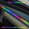For Tesla Model 3/Y LED Lights Interior Center Console Dashboard RGB Ambient Lighting USB Car Led Strip Lights APP Model Y