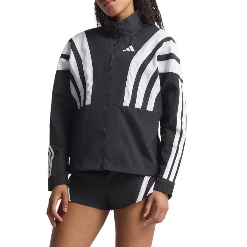 adidas Αρχείο Σειρά Adizero Τρέξιμο Ανθεκτικό στο Σκίσιμο Διαπνέον Αδιάβροχο Όρθιο Κολάρο Άνετο Καθημερινό Ευέλικτο Μπουφάν Γυναικείο Μπουφάν HZ3696